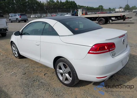 2012 Volkswagen Eos Lux from USA, damaged, VIN WVWFW7AH4CV006249